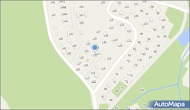 Olchowiec, Olchowiec, 132, mapa Olchowiec