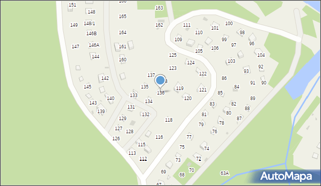 Olchowiec, Olchowiec, 136, mapa Olchowiec