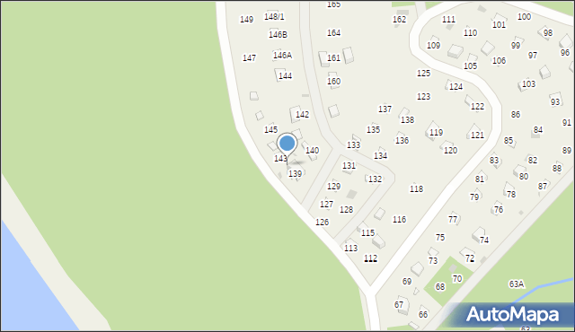 Olchowiec, Olchowiec, 141, mapa Olchowiec