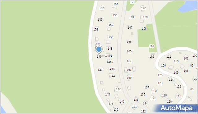 Olchowiec, Olchowiec, 149, mapa Olchowiec