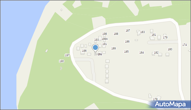 Olchowiec, Olchowiec, 195, mapa Olchowiec