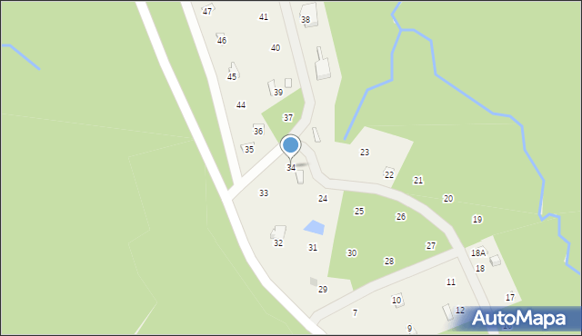 Olchowiec, Olchowiec, 34, mapa Olchowiec