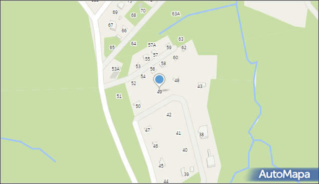 Olchowiec, Olchowiec, 49, mapa Olchowiec