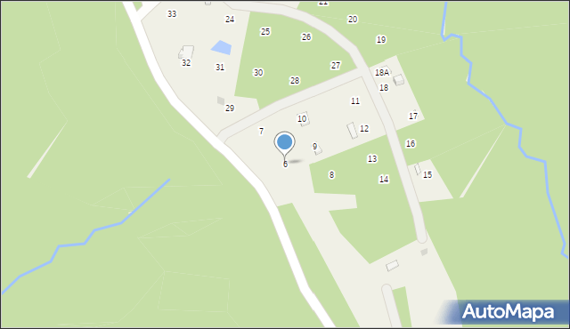 Olchowiec, Olchowiec, 6, mapa Olchowiec