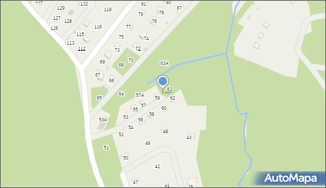 Olchowiec, Olchowiec, 61, mapa Olchowiec