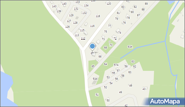 Olchowiec, Olchowiec, 67, mapa Olchowiec