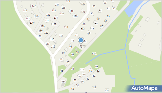 Olchowiec, Olchowiec, 72, mapa Olchowiec