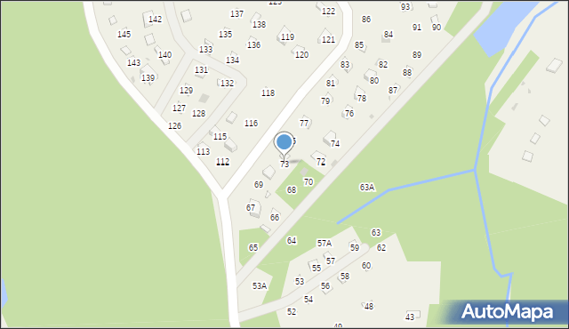 Olchowiec, Olchowiec, 73, mapa Olchowiec