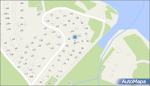 Olchowiec, Olchowiec, 84, mapa Olchowiec