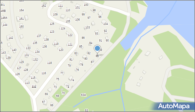 Olchowiec, Olchowiec, 88, mapa Olchowiec