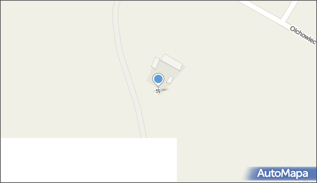 Olchowiec-Kolonia, Olchowiec-Kolonia, 59, mapa Olchowiec-Kolonia