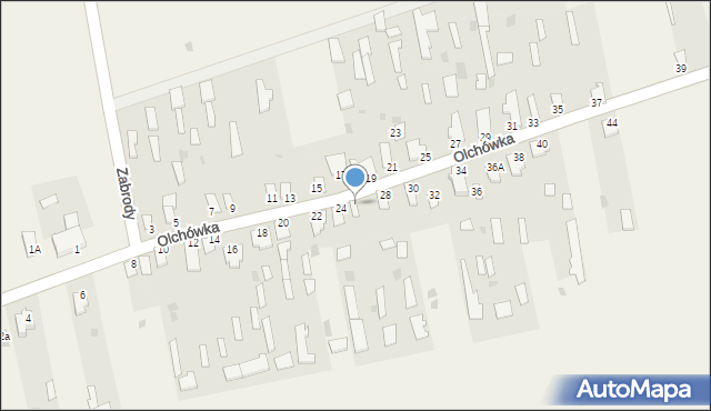 Olchówka, Olchówka, 26, mapa Olchówka
