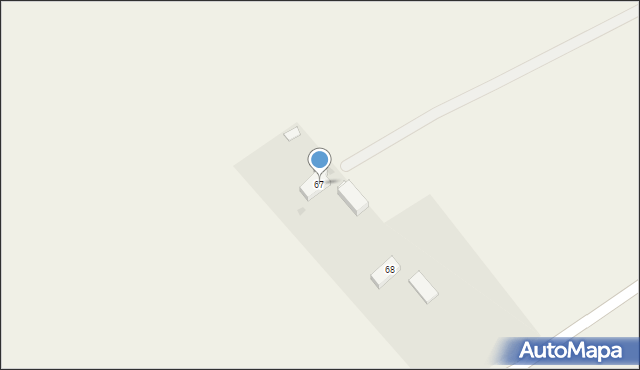 Olchowo, Olchowo, 67, mapa Olchowo