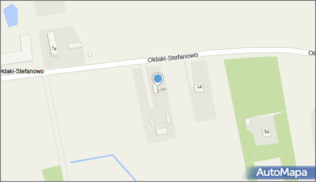 Ołdaki, Ołdaki-Stefanowo, 1, mapa Ołdaki
