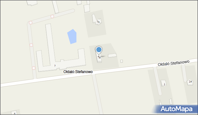 Ołdaki, Ołdaki-Stefanowo, 7a, mapa Ołdaki