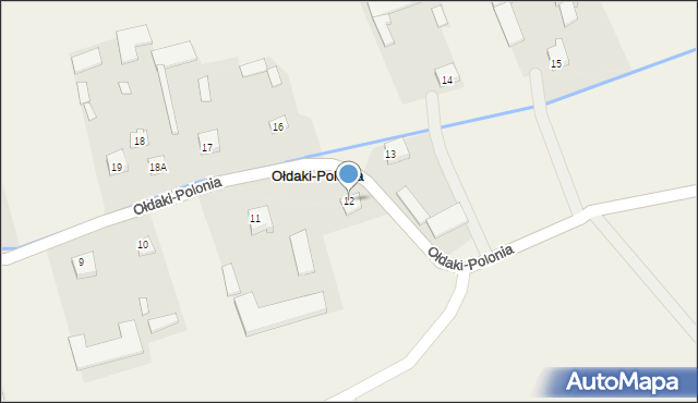 Ołdaki-Polonia, Ołdaki-Polonia, 12, mapa Ołdaki-Polonia