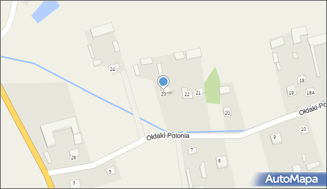 Ołdaki-Polonia, Ołdaki-Polonia, 23, mapa Ołdaki-Polonia