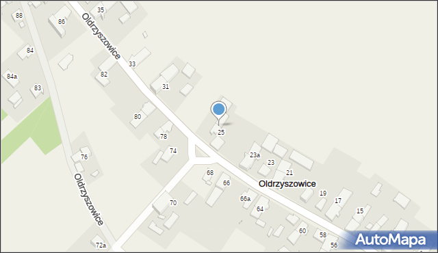 Oldrzyszowice, Oldrzyszowice, 27, mapa Oldrzyszowice