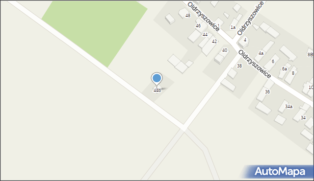 Oldrzyszowice, Oldrzyszowice, 44b, mapa Oldrzyszowice