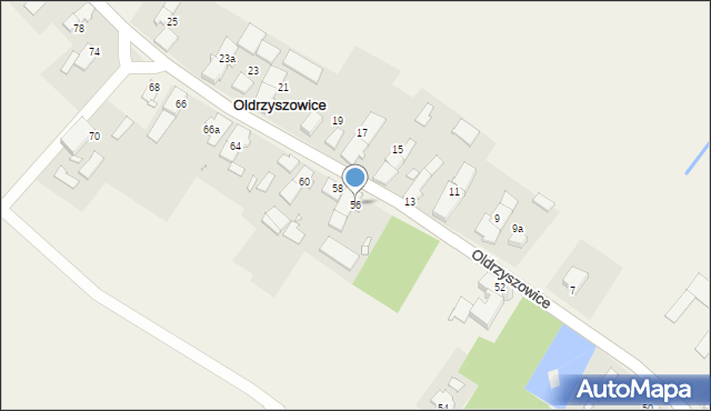 Oldrzyszowice, Oldrzyszowice, 56, mapa Oldrzyszowice