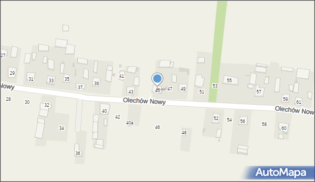 Olechów Nowy, Olechów Nowy, 45, mapa Olechów Nowy