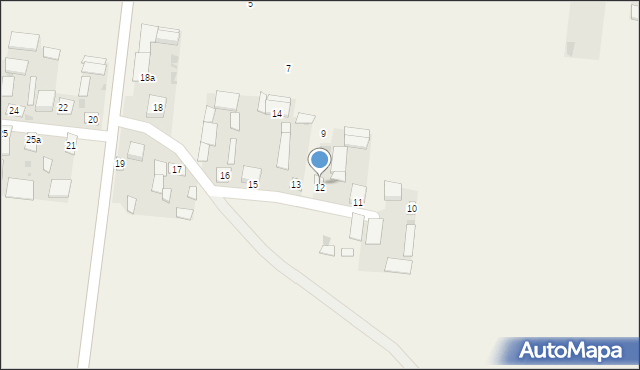 Olechów Stary, Olechów Stary, 12A, mapa Olechów Stary