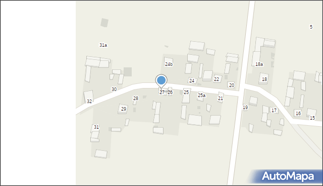 Olechów Stary, Olechów Stary, 27, mapa Olechów Stary