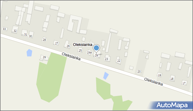 Oleksianka, Oleksianka, 24, mapa Oleksianka