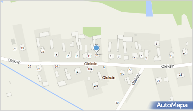 Oleksin, Oleksin, 10, mapa Oleksin