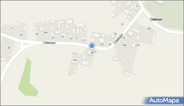 Oleksin, Oleksin, 30, mapa Oleksin
