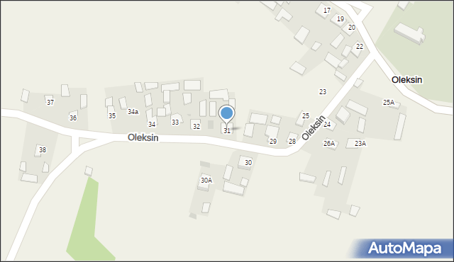 Oleksin, Oleksin, 31, mapa Oleksin