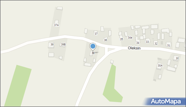 Oleksin, Oleksin, 38, mapa Oleksin