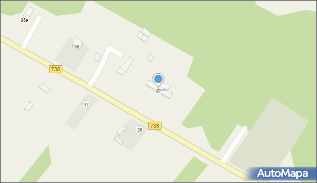 Oleksów, Oleksów, 97, mapa Oleksów