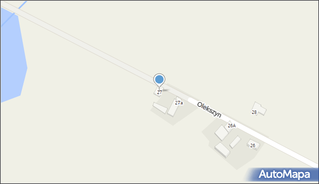 Olekszyn, Olekszyn, 27, mapa Olekszyn