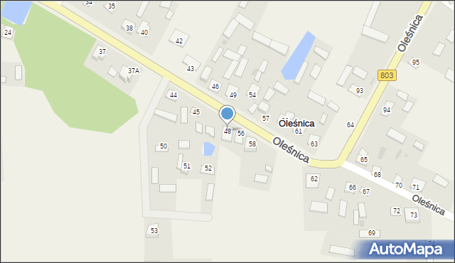 Oleśnica, Oleśnica, 48, mapa Oleśnica