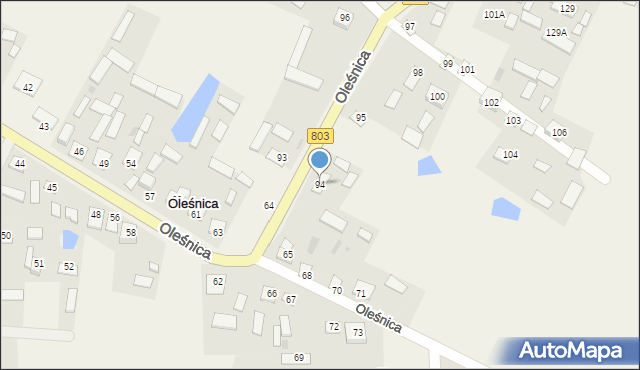 Oleśnica, Oleśnica, 94, mapa Oleśnica