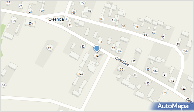 Oleśnica, Oleśnica, 34, mapa Oleśnica