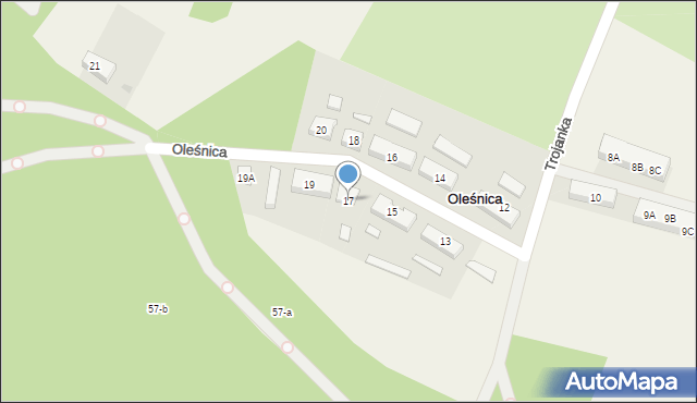 Oleśnica, Oleśnica, 17, mapa Oleśnica