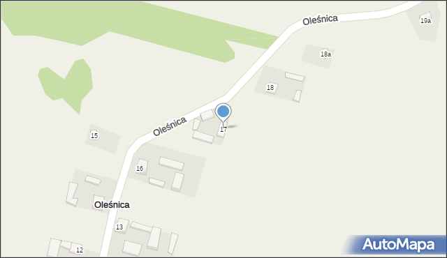 Oleśnica, Oleśnica, 17, mapa Oleśnica