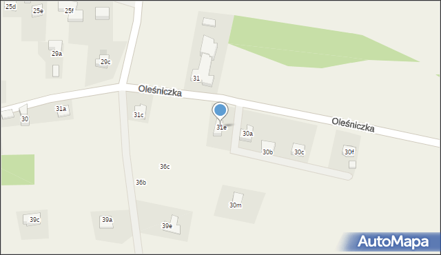 Oleśniczka, Oleśniczka, 31e, mapa Oleśniczka