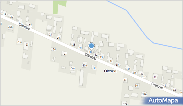 Oleszki, Oleszki, 31a, mapa Oleszki