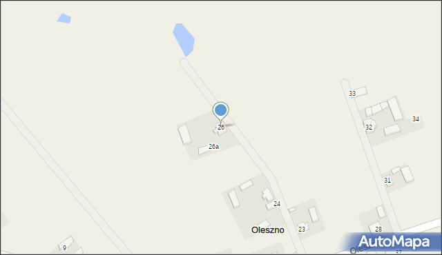 Oleszno, Oleszno, 26, mapa Oleszno