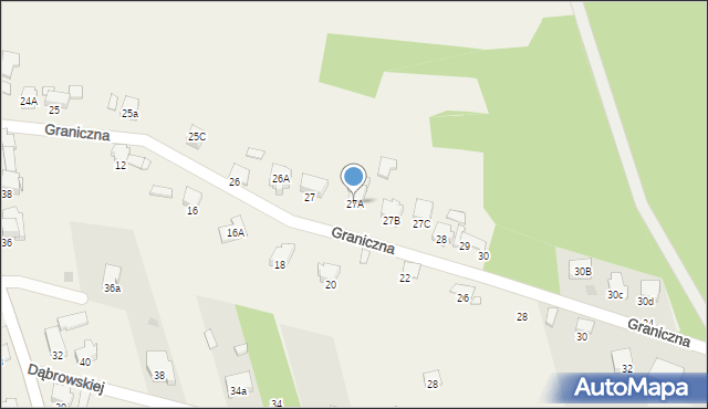 Olewin, Olewin, 27A, mapa Olewin