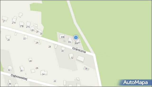 Olewin, Olewin, 30d, mapa Olewin