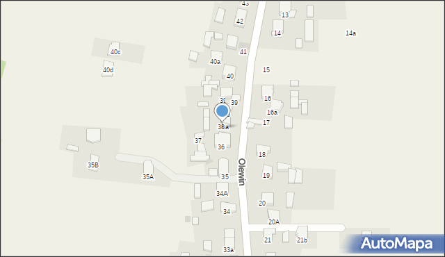 Olewin, Olewin, 38a, mapa Olewin