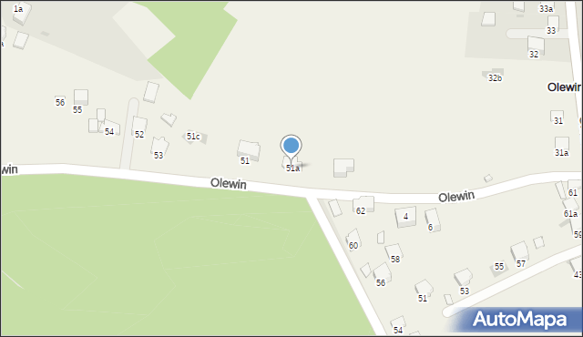 Olewin, Olewin, 51a, mapa Olewin