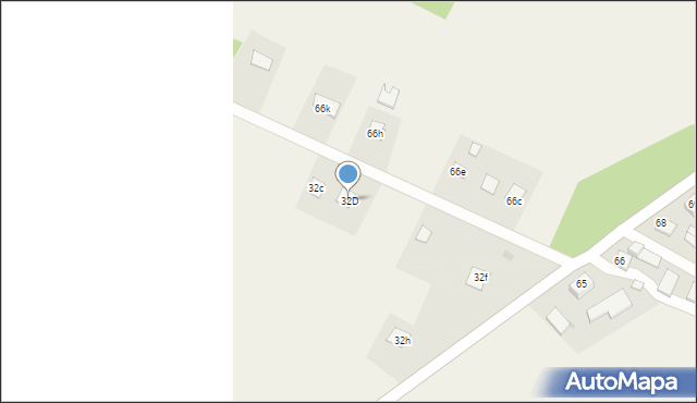 Olganów, Olganów, 32D, mapa Olganów