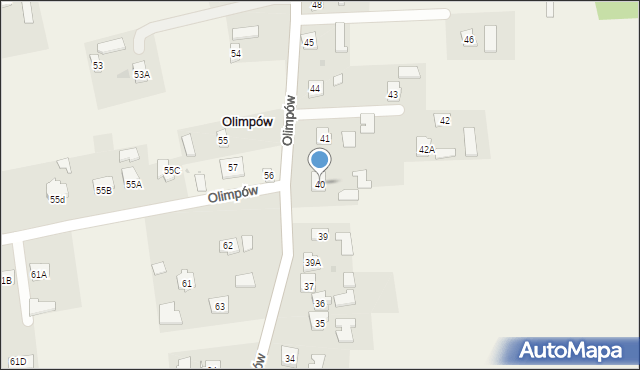 Olimpów, Olimpów, 40, mapa Olimpów