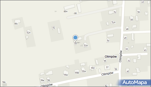 Olimpów, Olimpów, 53, mapa Olimpów