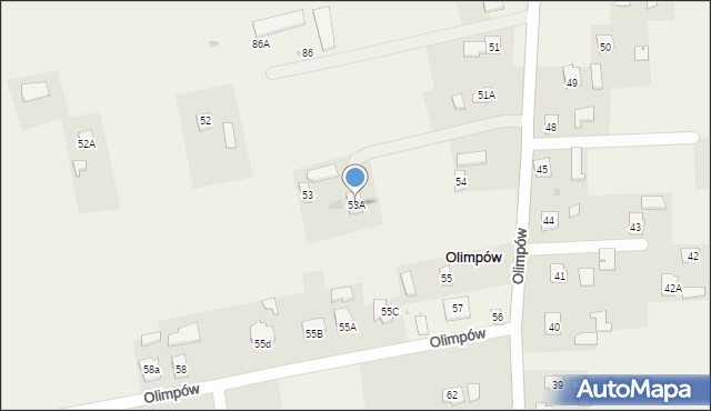 Olimpów, Olimpów, 53A, mapa Olimpów